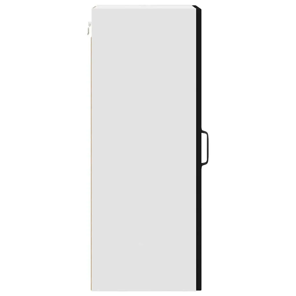 Dishwasher Panel Kitchen Cabinet Black Engineered Wood Storage 30x31x80cm