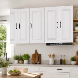 Your Perfect Kitchen Companion: White Engineered Wood Cabinet