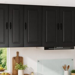 Your Friendly Black Engineered Wood Storage Solution