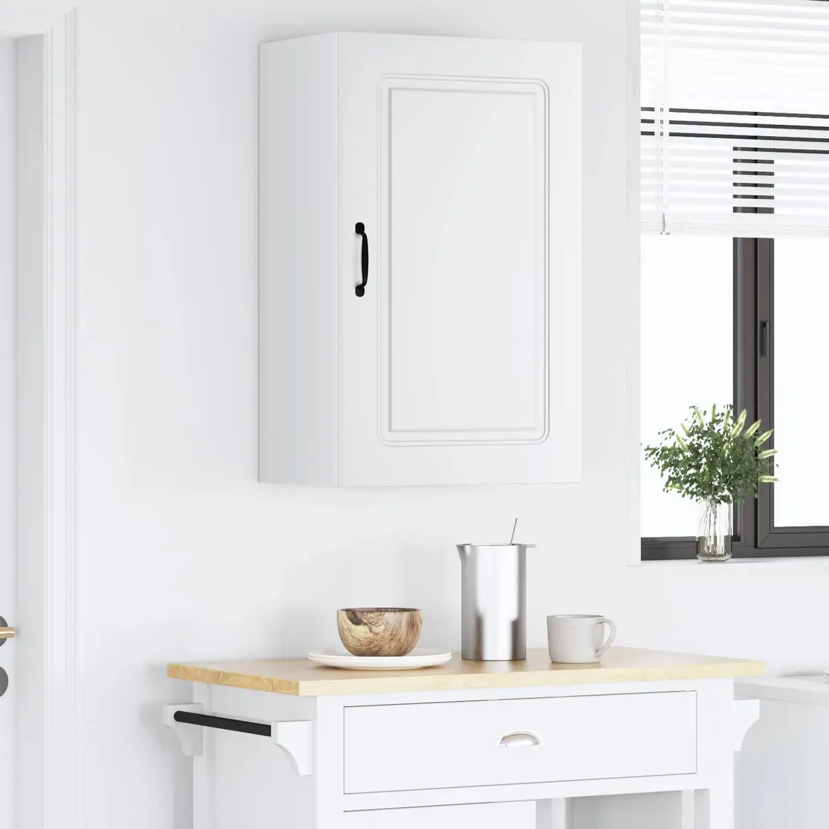 Dishwasher Kitchen Cabinet Panel White Engineered Wood 50 x 31 x 80 cm