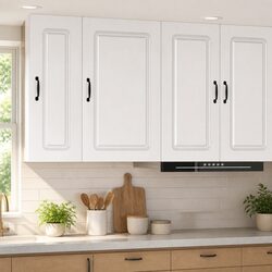 Dishwasher Panel Kitchen Cabinet High Gloss White Storage Furniture 50x31x80cm