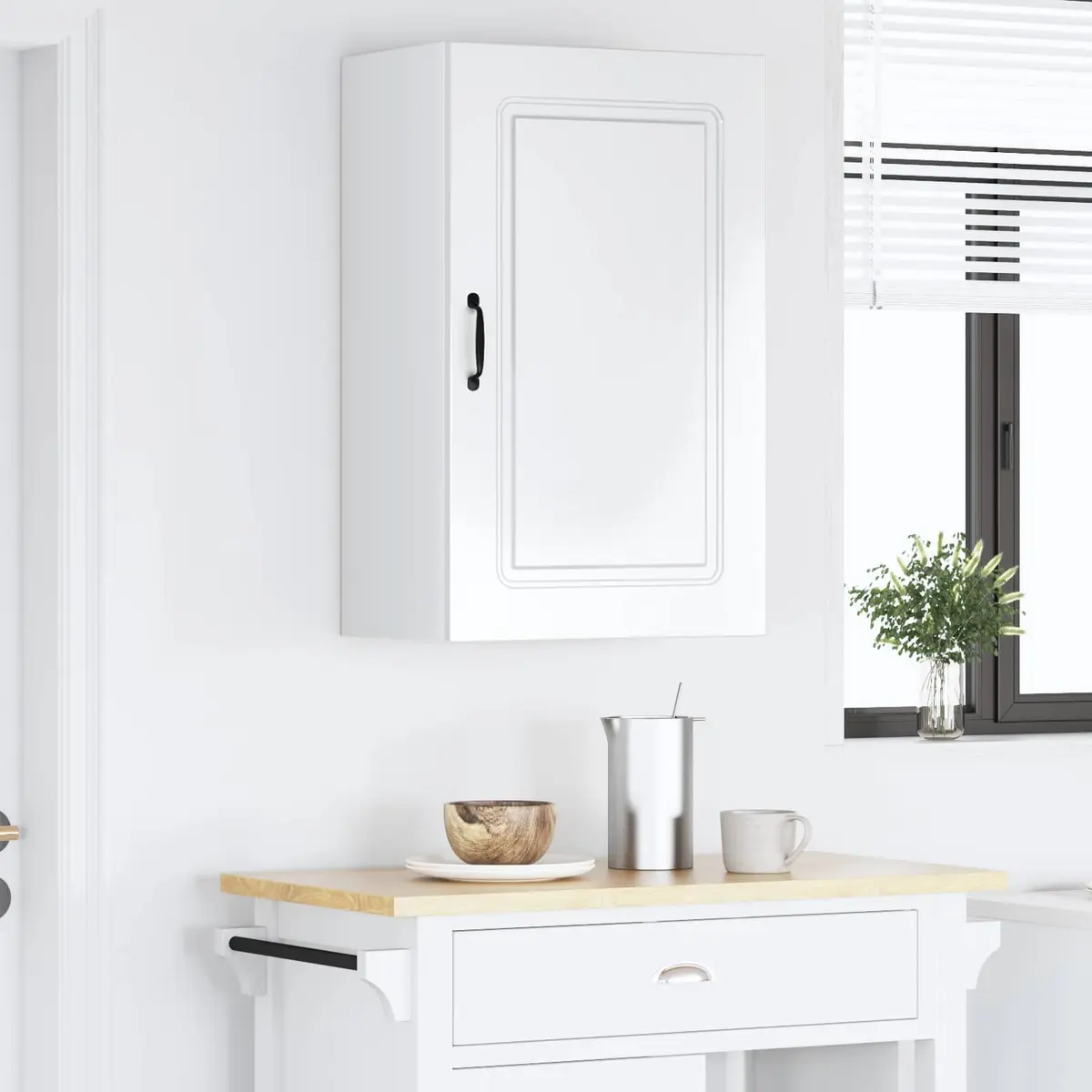 Dishwasher Panel High Gloss White 50 x 31 x 80 cm Kitchen Cabinet Door Cover