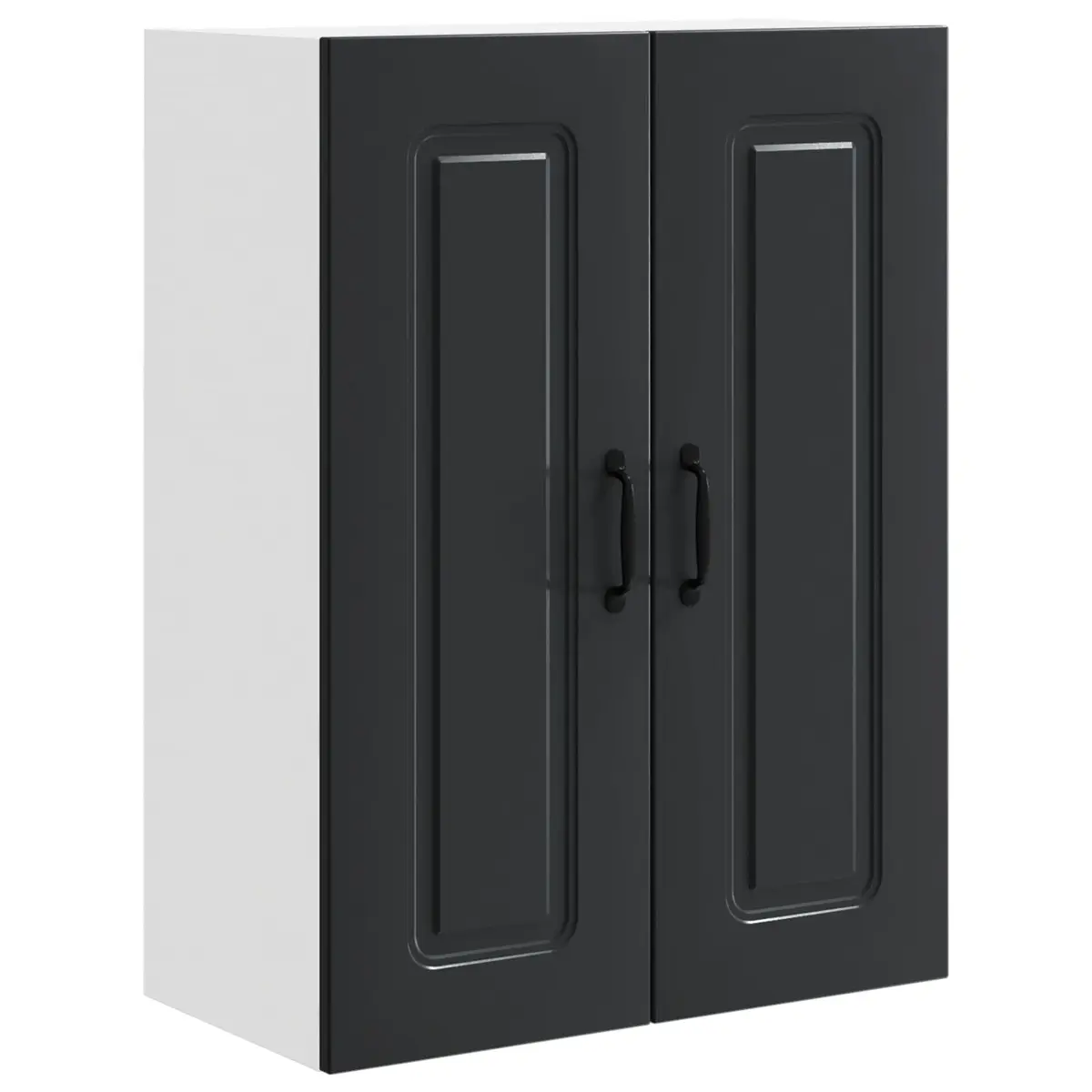 Engineered Wood Kitchen Cabinet Black Dishwasher Panel Storage Compact 60x31x80cm