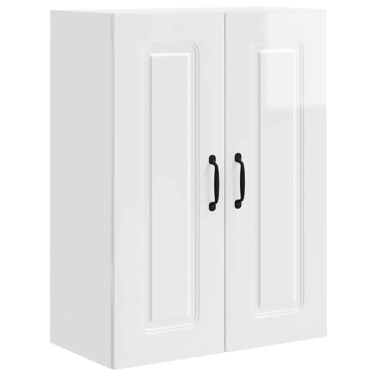 Dishwasher Panel Kitchen Cabinet High Gloss White 60 x 31 x 80 cm Engineered Wood