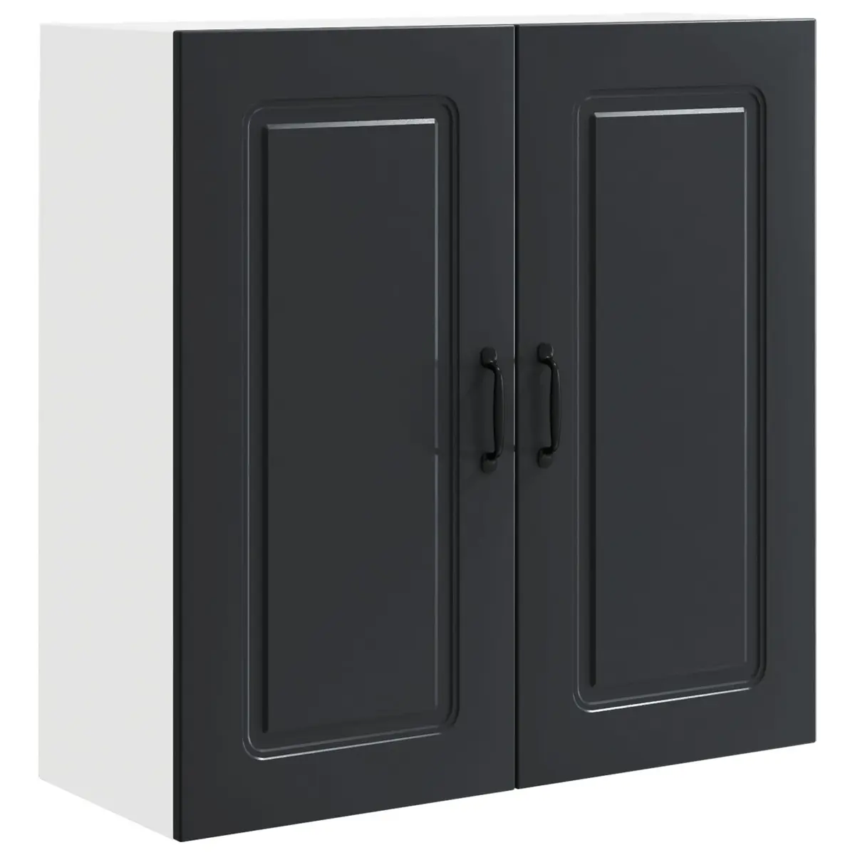 Kitchen Cabinet Black Engineered Wood 80x31x80cm