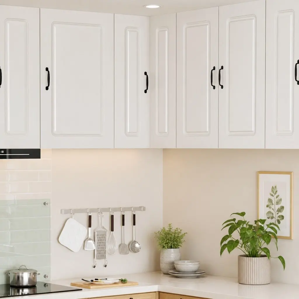White Kitchen Cabinet for Easy Storage