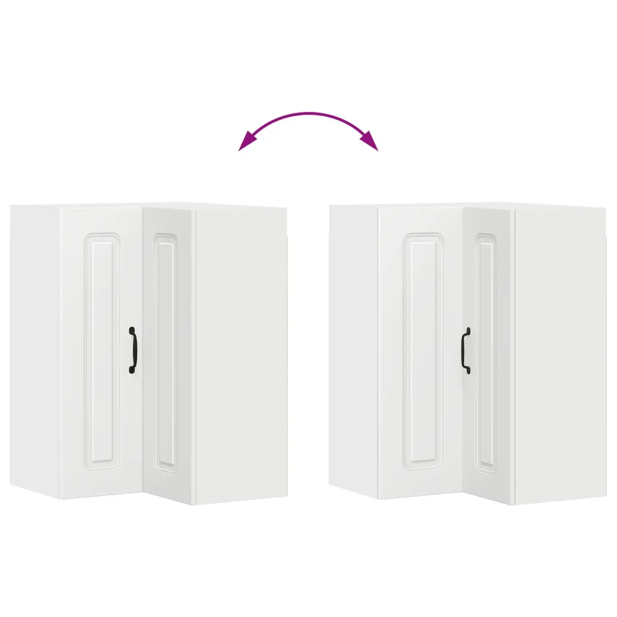 White Kitchen Cabinet for Easy Storage