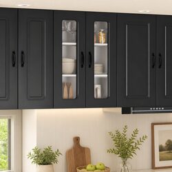 Your New Favorite Black Kitchen Cabinet for Storage