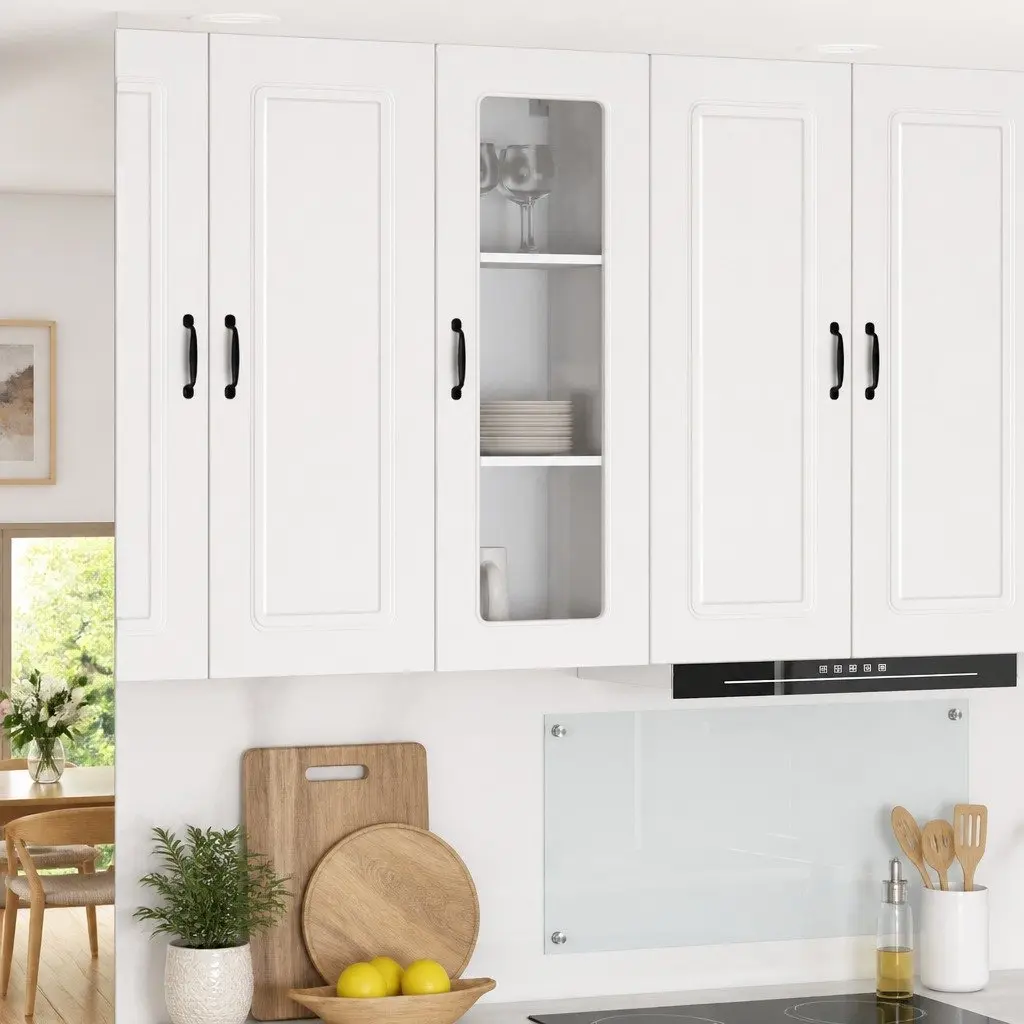 Kitchen Cabinet Engineered Wood White Dishwasher Panel 40x31x100cm