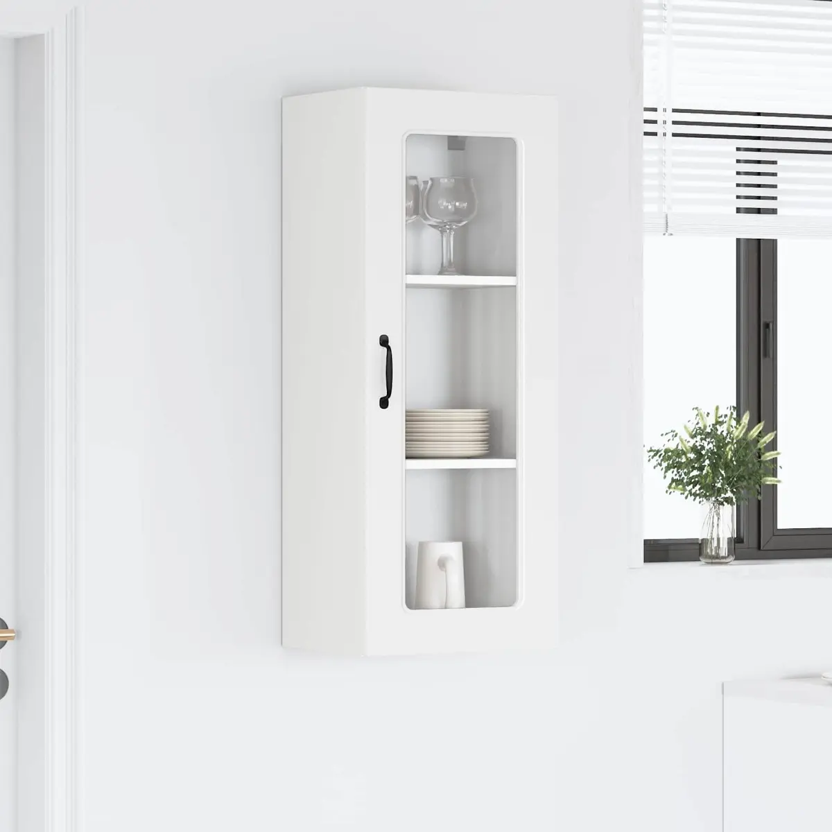 Kitchen Cabinet Engineered Wood White Dishwasher Panel 40x31x100cm