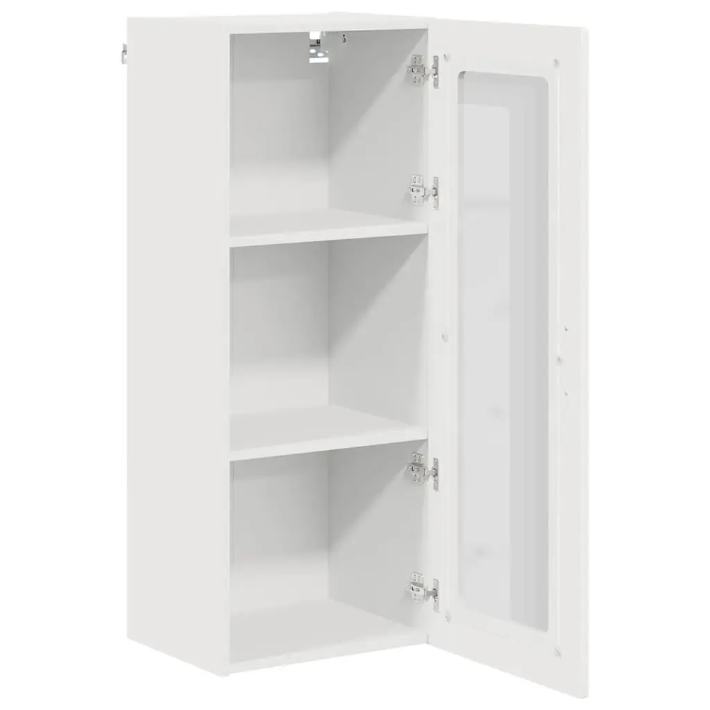 Kitchen Cabinet Storage Organizer High Gloss White 40x31x100 cm