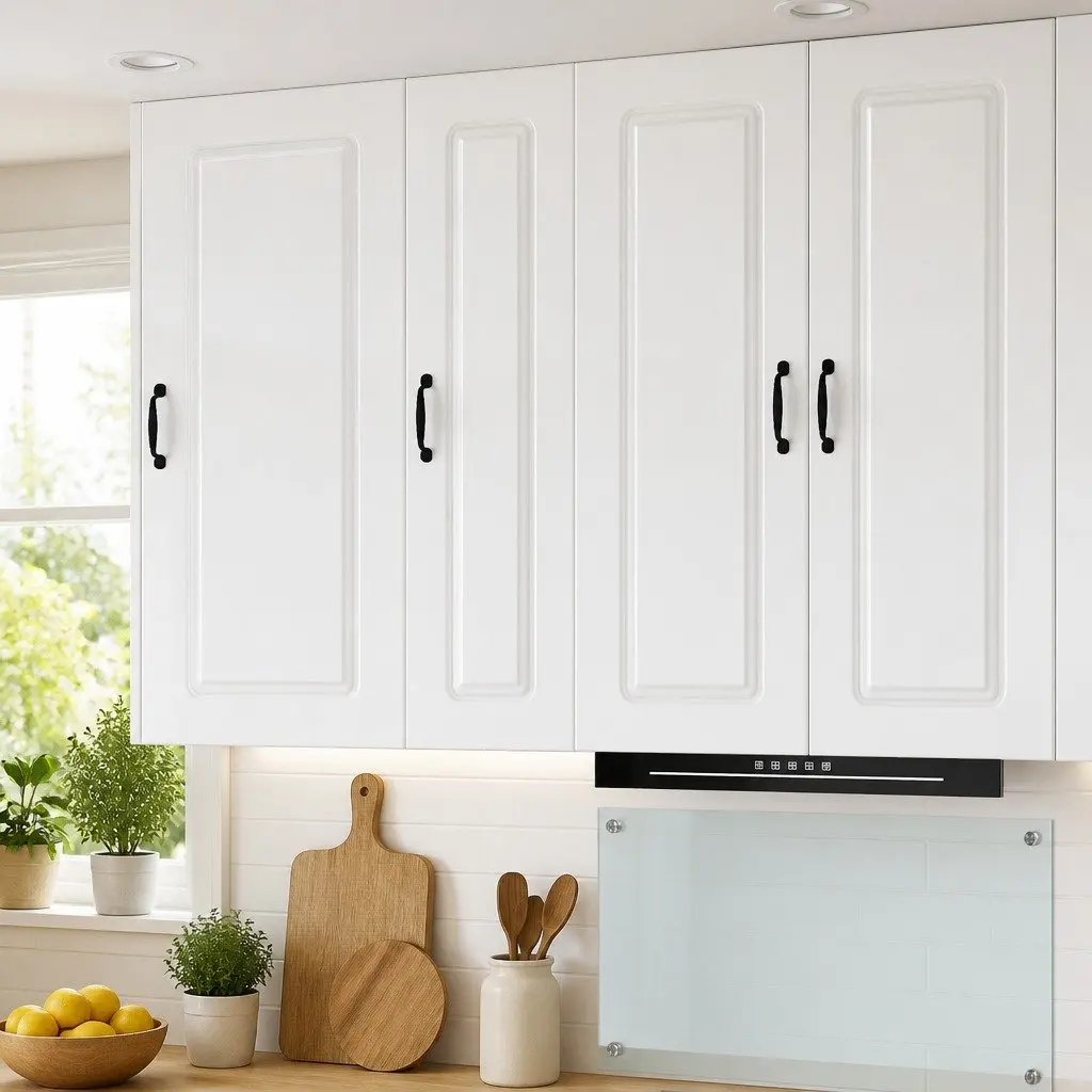 Dishwasher Panel Kitchen Cabinet High Gloss White Rectangular 30 x 31 x 100 cm