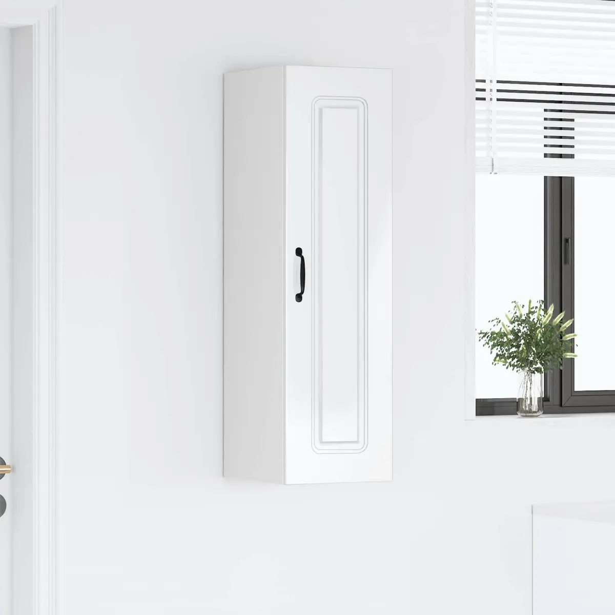 Dishwasher Panel Kitchen Cabinet High Gloss White Rectangular 30 x 31 x 100 cm