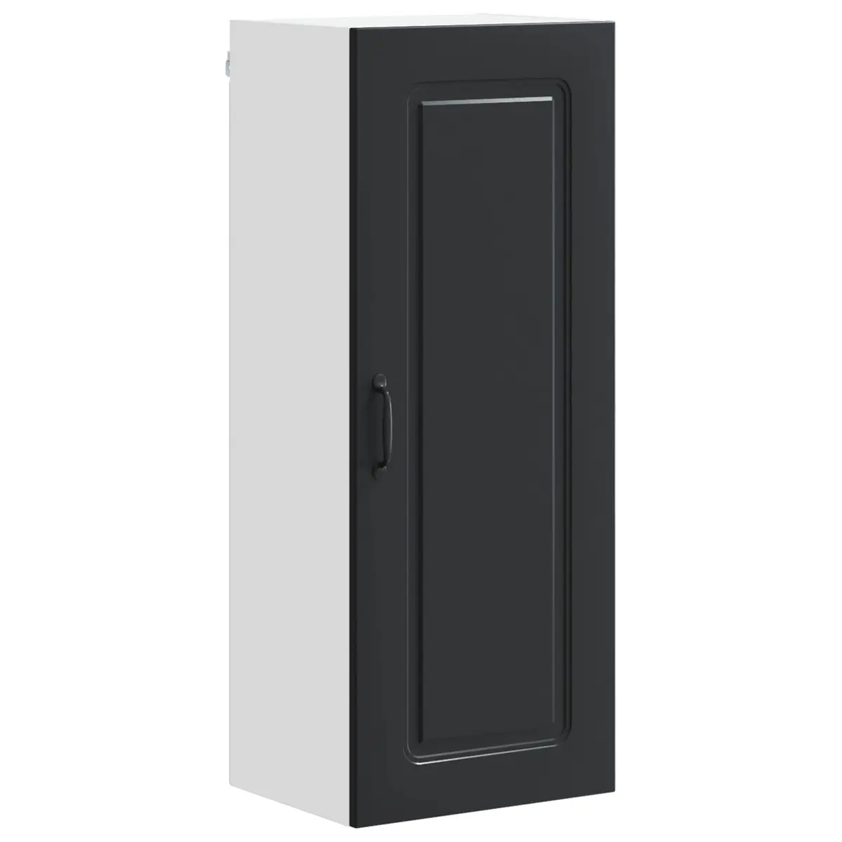 Kitchen Cabinet Black Engineered Wood Storage Cupboard 40 x 31 x 100 cm