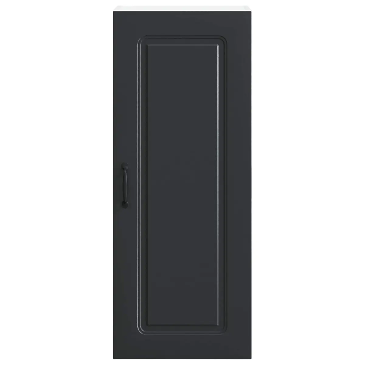 Kitchen Cabinet Black Engineered Wood Storage Cupboard 40 x 31 x 100 cm