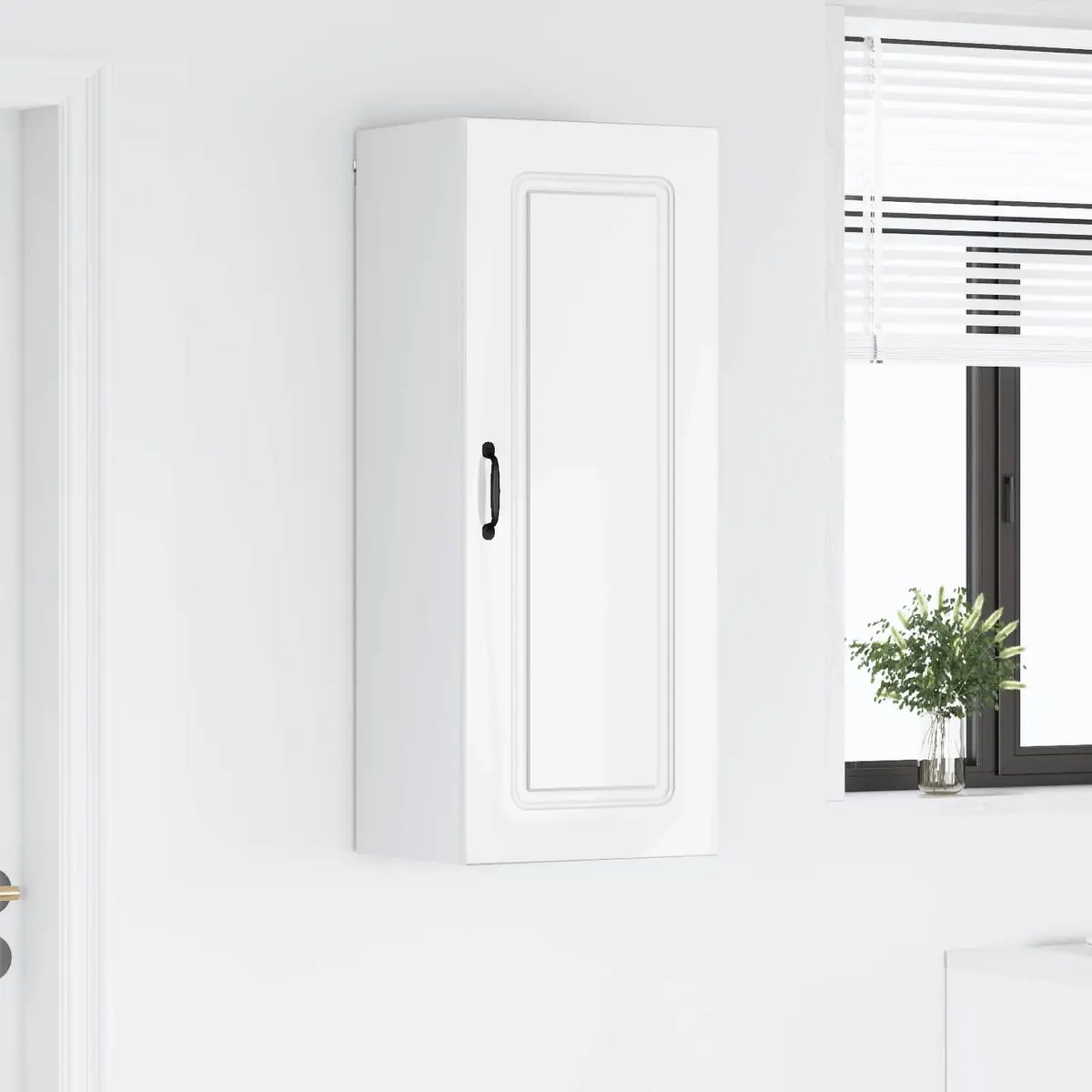 High Gloss White Kitchen Cabinet 40x31x100cm