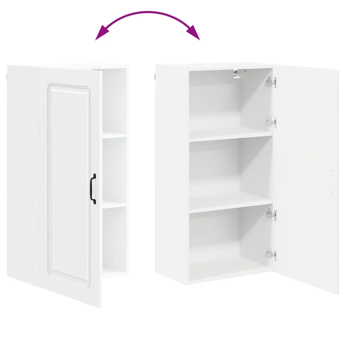 Dishwasher Panel White Engineered Wood 50 x 31 x 100 cm