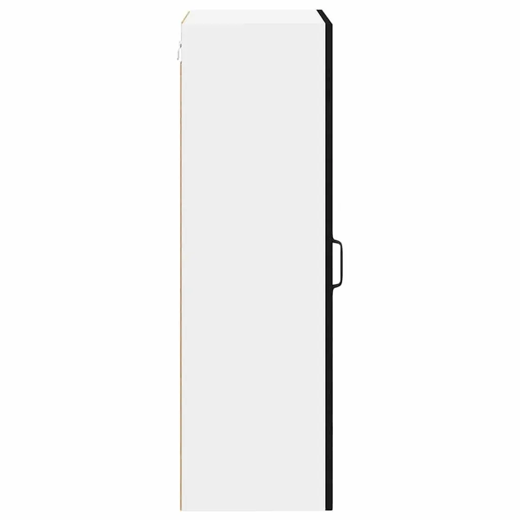 Kitchen Cabinet Black Engineered Wood Rectangular 50 x 31 x 100 cm