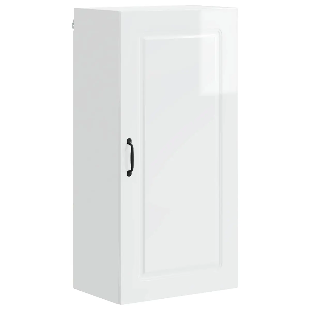 Dishwasher Cabinet High Gloss White Engineered Wood Storage Unit 50x31x100cm