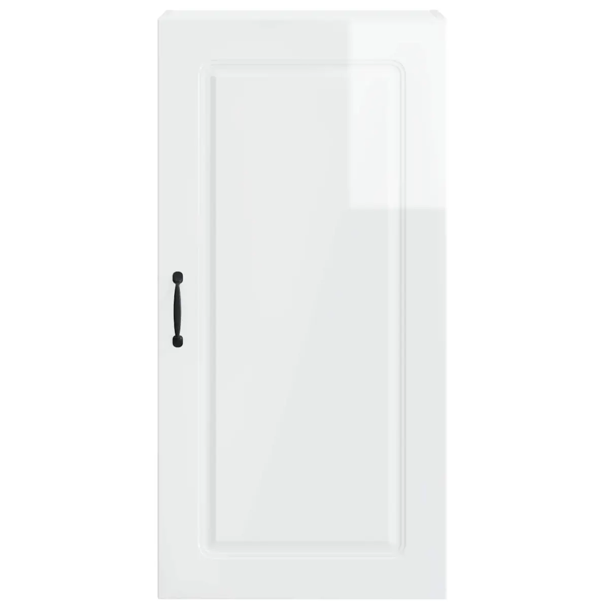 Dishwasher Cabinet High Gloss White Engineered Wood Storage Unit 50x31x100cm