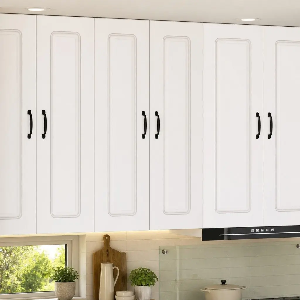 Dishwasher Panel Kitchen Cabinet White Storage Engineered Wood 60x31x100cm