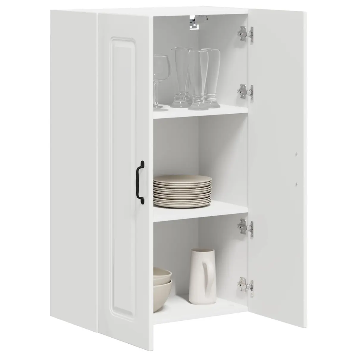 Dishwasher Panel Kitchen Cabinet White Storage Engineered Wood 60x31x100cm