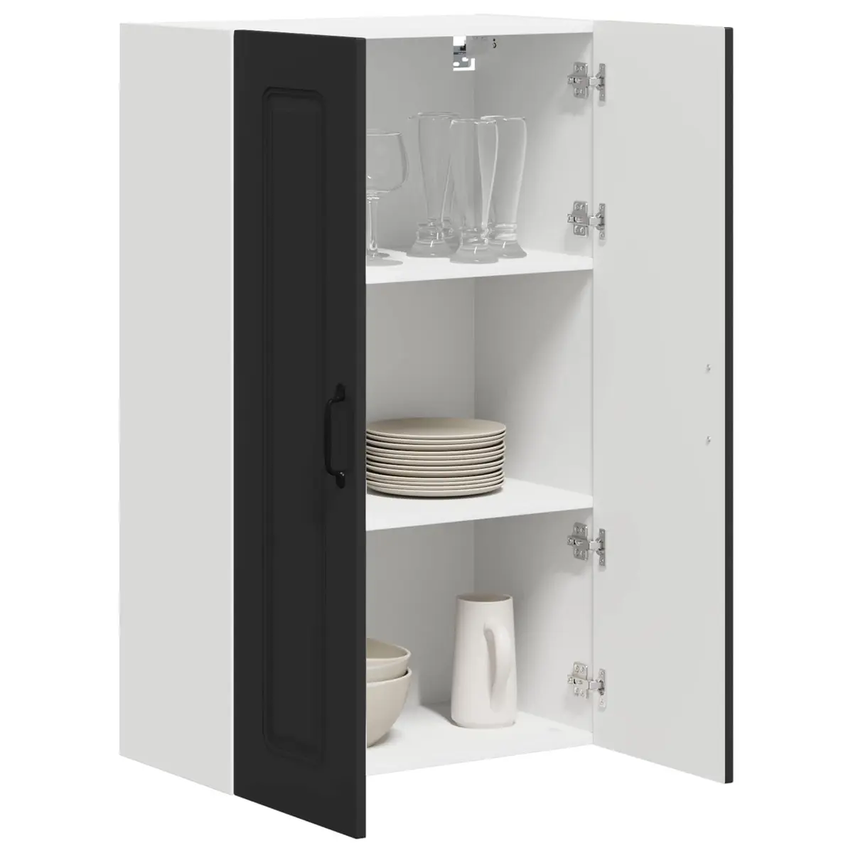 Dishwasher Panel Black Engineered Wood 60 x 31 x 100 cm