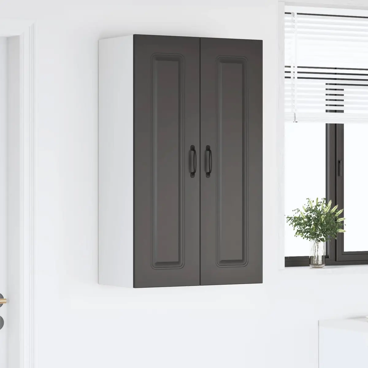 Dishwasher Panel Black Engineered Wood 60 x 31 x 100 cm