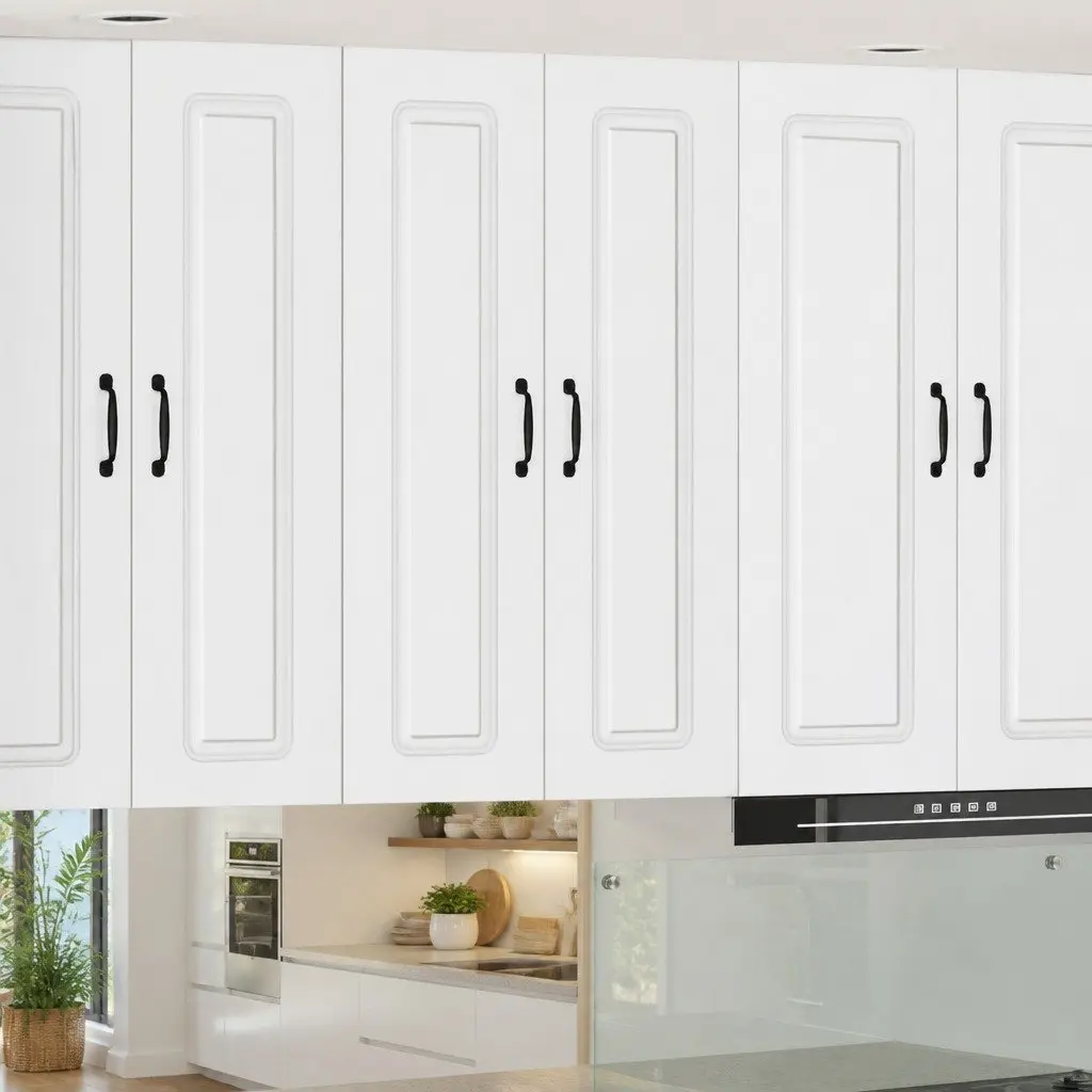 Dishwasher Panel Kitchen Cabinet High Gloss White Engineered Wood 60 x 31 x 100 cm