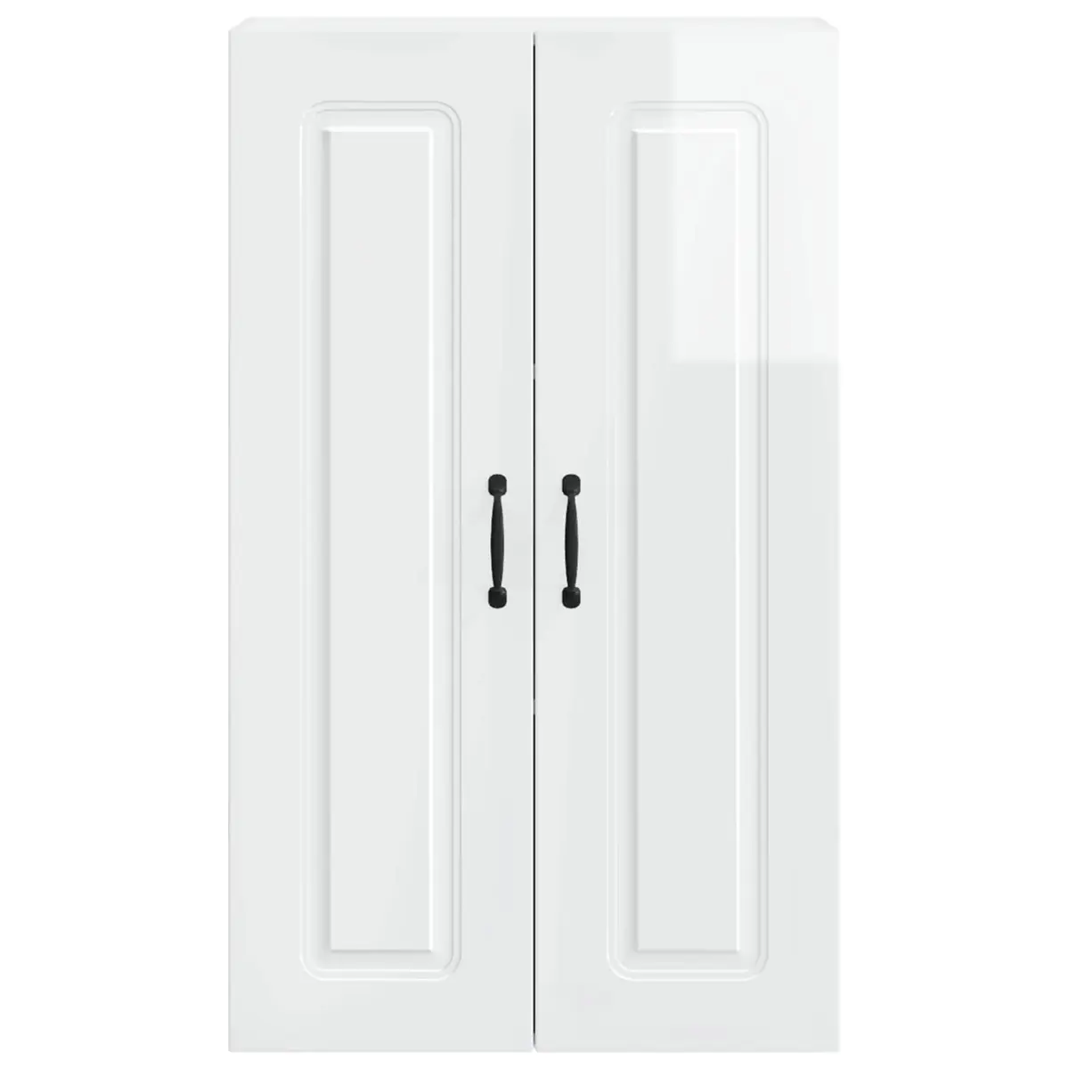 Dishwasher Panel Kitchen Cabinet High Gloss White Engineered Wood 60 x 31 x 100 cm