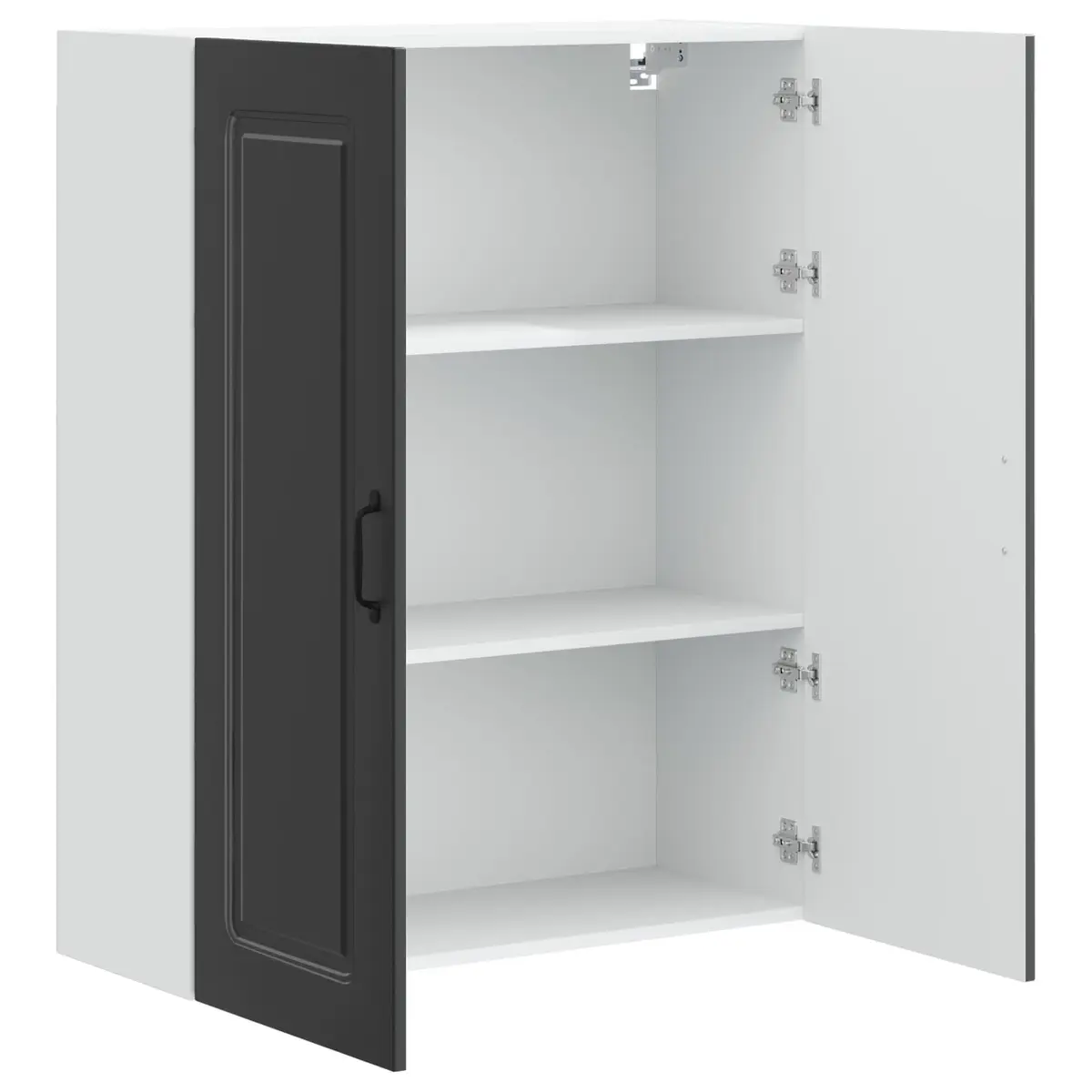 Dishwasher Panel Kitchen Cabinet Black Engineered Wood Storage Organiser