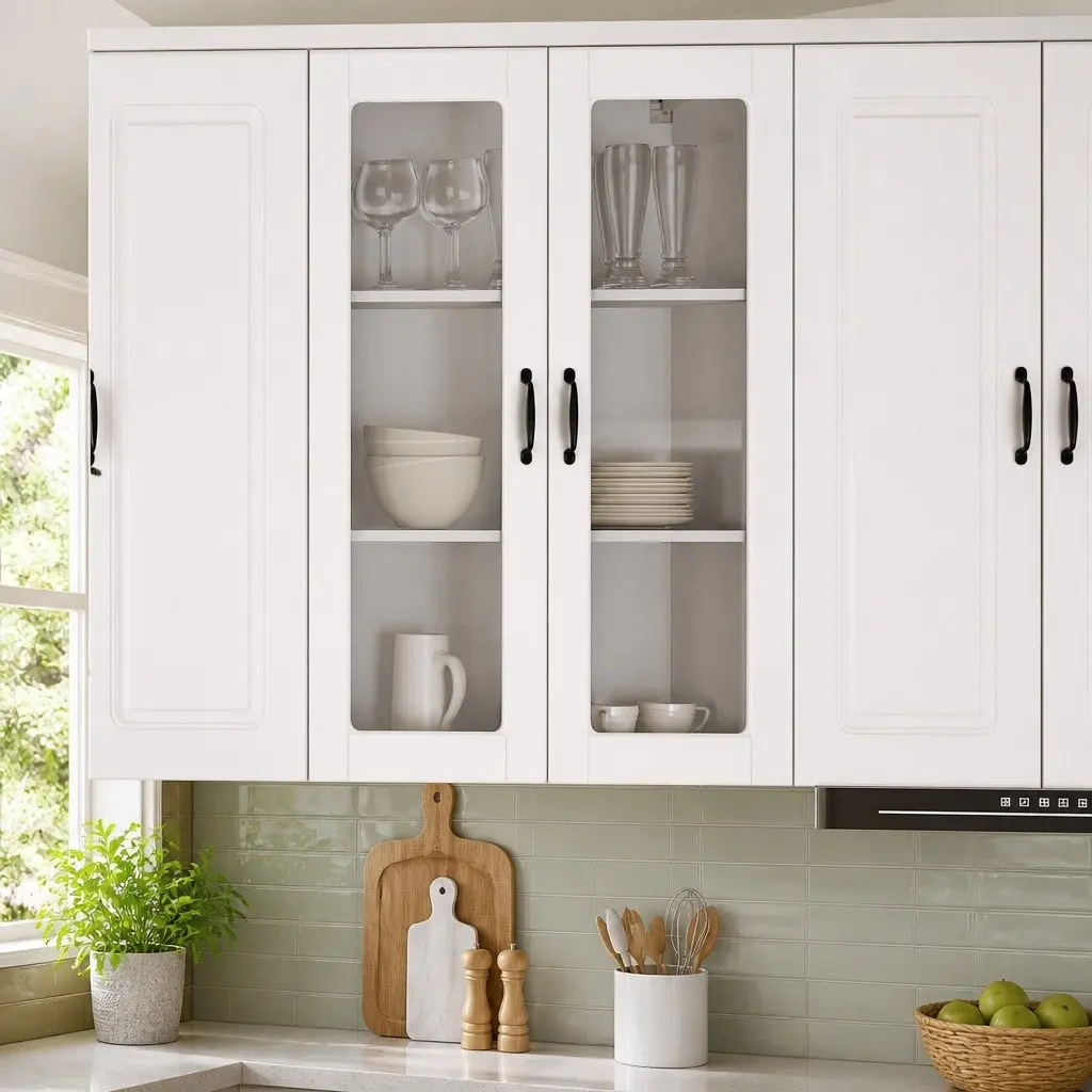 Kitchen Cabinet White Engineered Wood Rectangular 80x31x100cm
