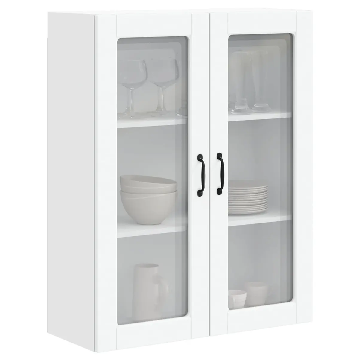 Kitchen Cabinet White Engineered Wood Rectangular 80x31x100cm
