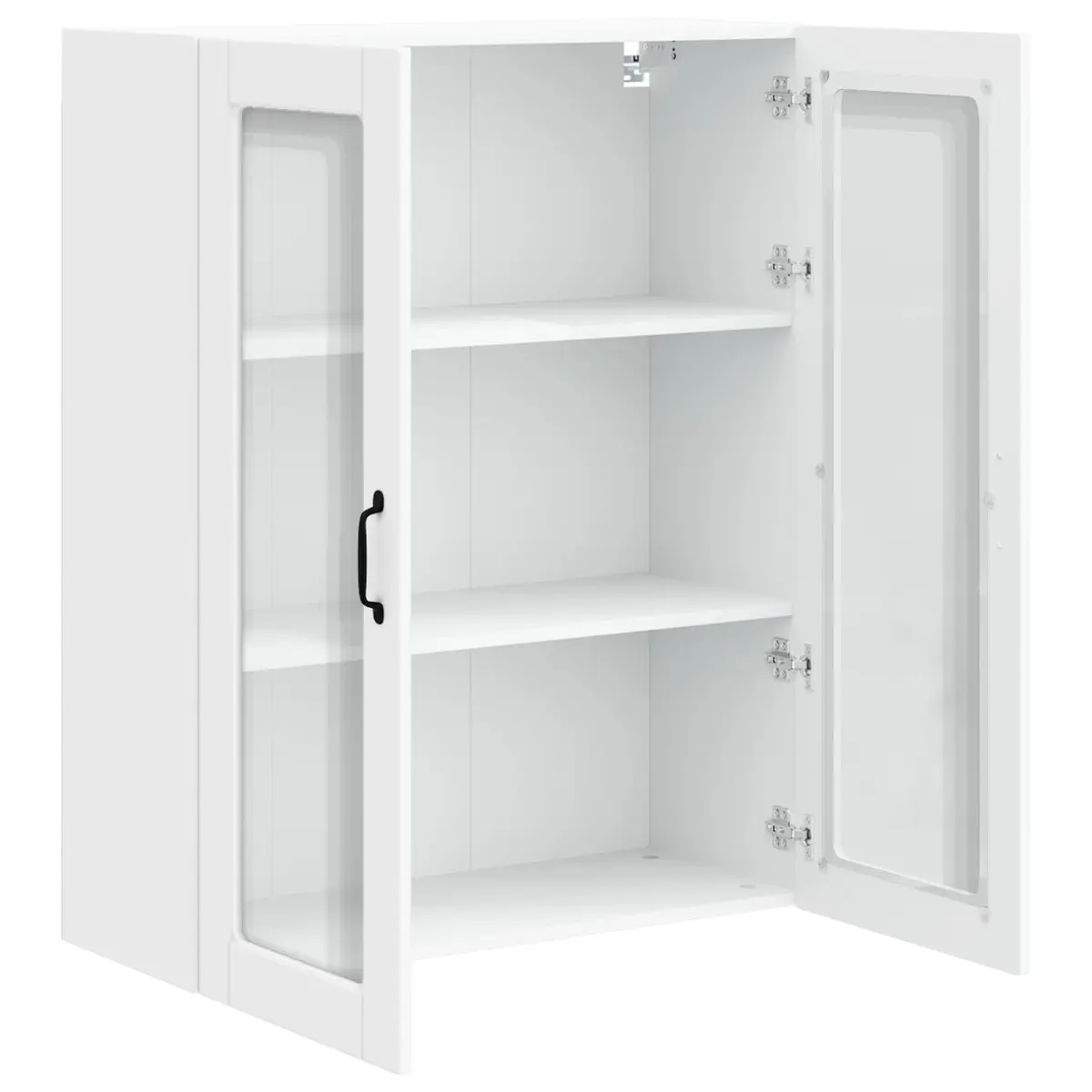 Kitchen Cabinet White Engineered Wood Rectangular 80x31x100cm