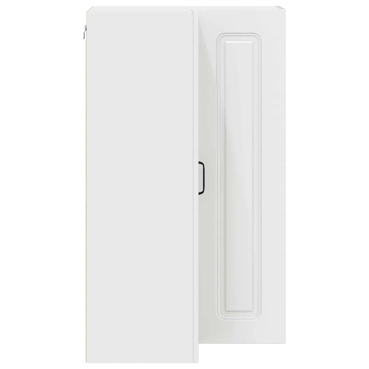 White Engineered Wood Kitchen Dishwasher Panel Cabinet Storage 57 x 57 x 100 cm