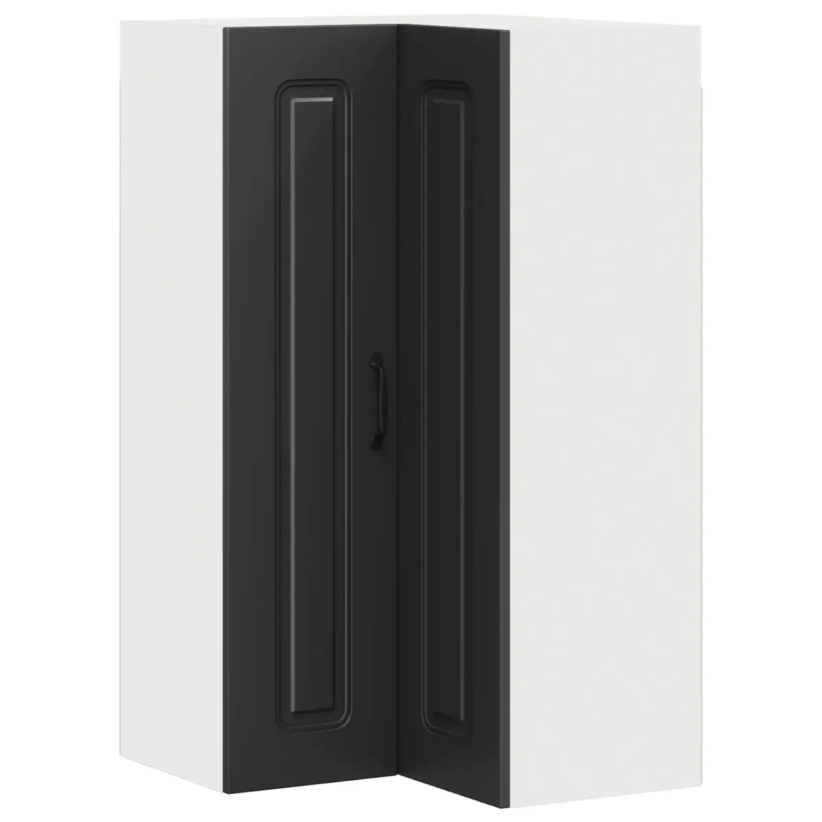 Black Engineered Wood Kitchen Cabinet for Storage