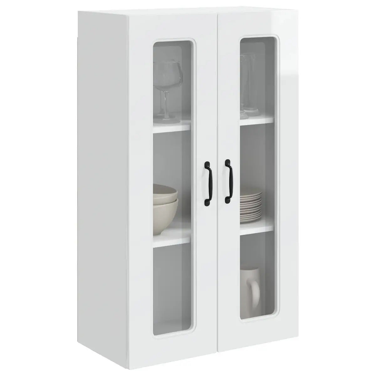 Dishwasher Panel Kitchen Cabinet High Gloss White 60x31x100cm