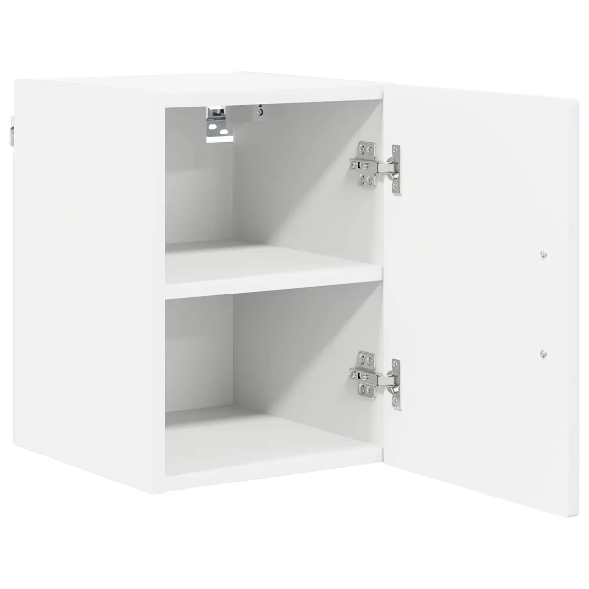 Wall Cabinet Kitchen Storage Unit Modern White Engineered Wood 30x31x40cm