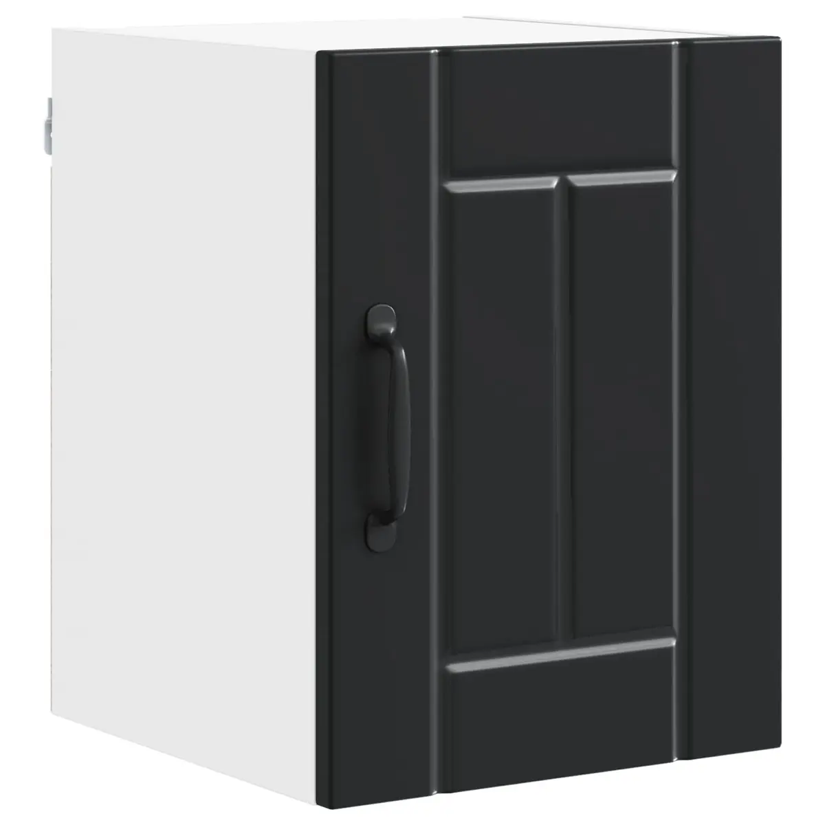 Kitchen Dishwasher Panel Black Rectangular Wall Cabinet Engineered Wood 30x31x40cm