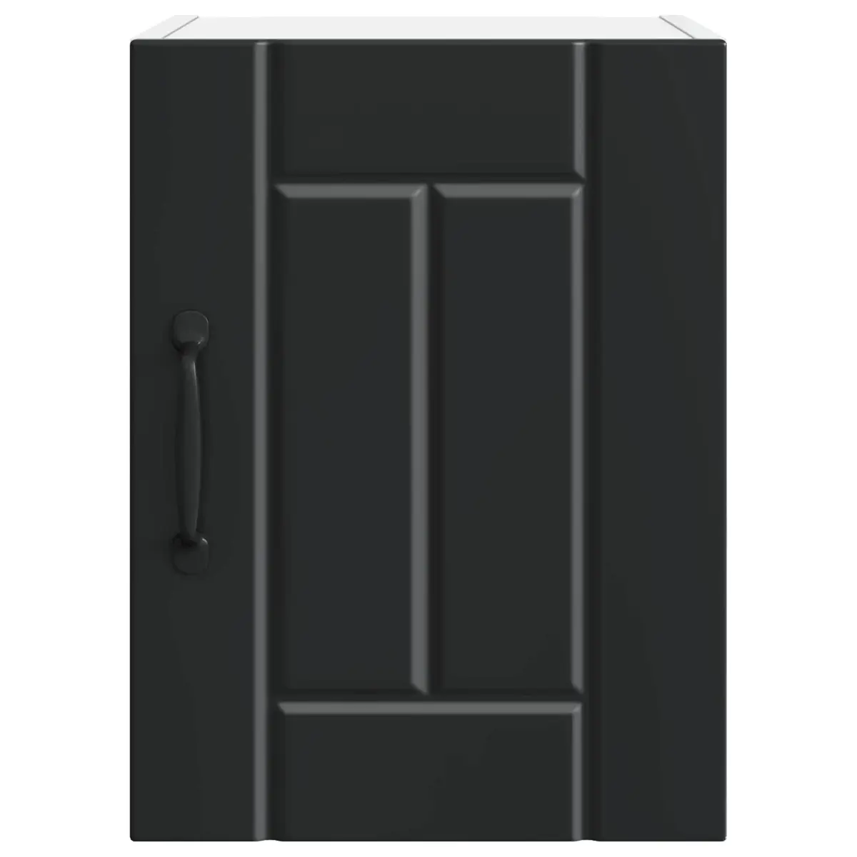 Kitchen Dishwasher Panel Black Rectangular Wall Cabinet Engineered Wood 30x31x40cm