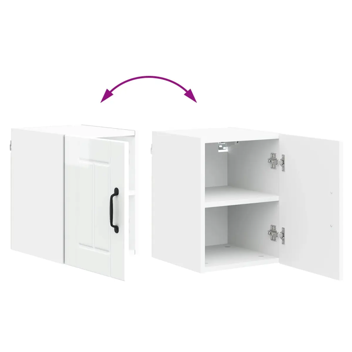 High Gloss White Cabinets