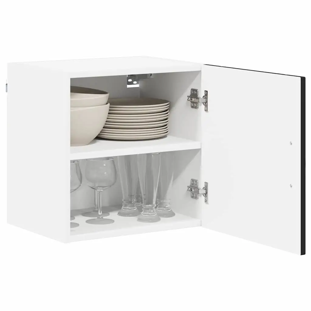 Black Wall Cabinet for Kitchen Spaces