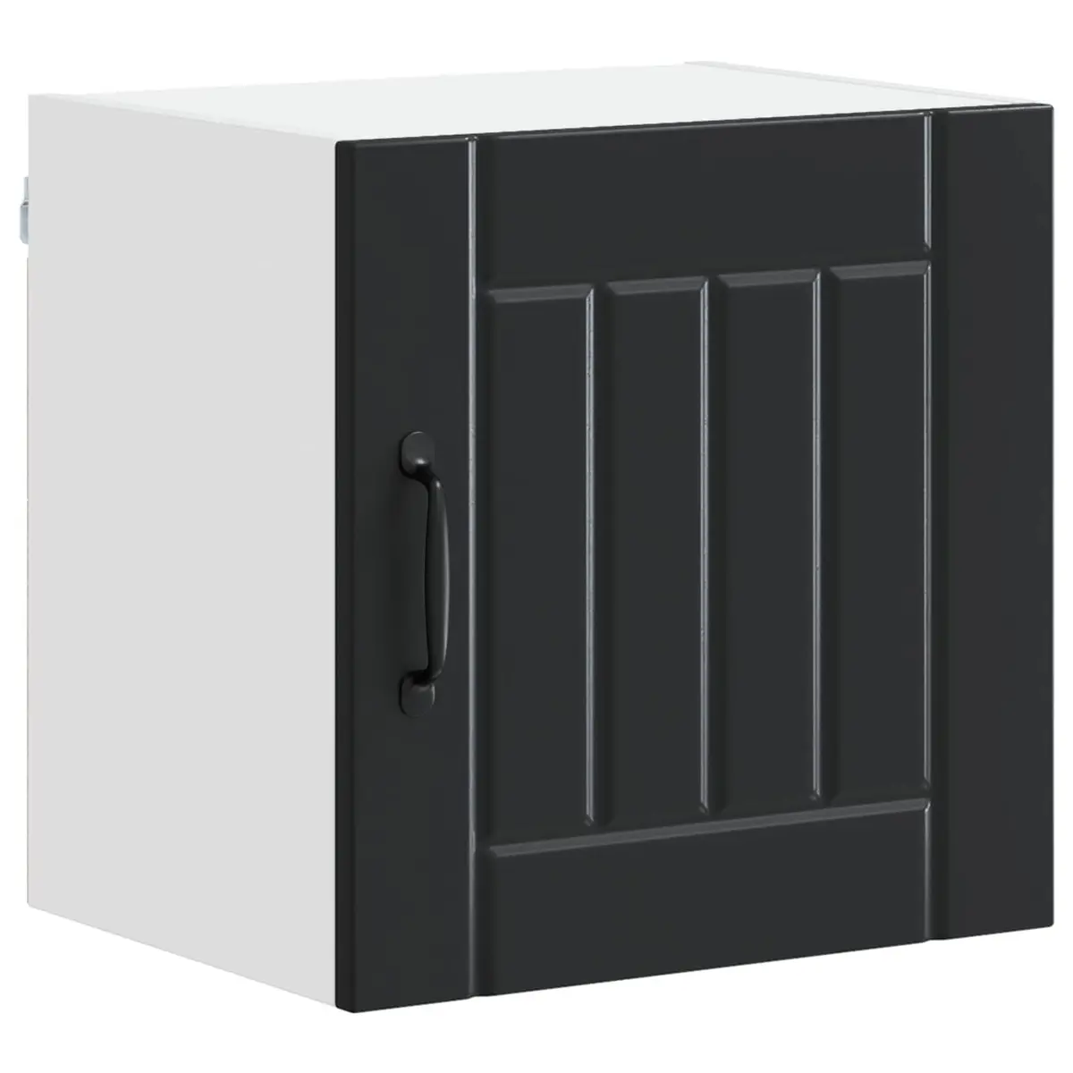 Kitchen Cabinets Modern Black Engineered Wood Storage 2 Pieces 40 x 31 x 40 cm