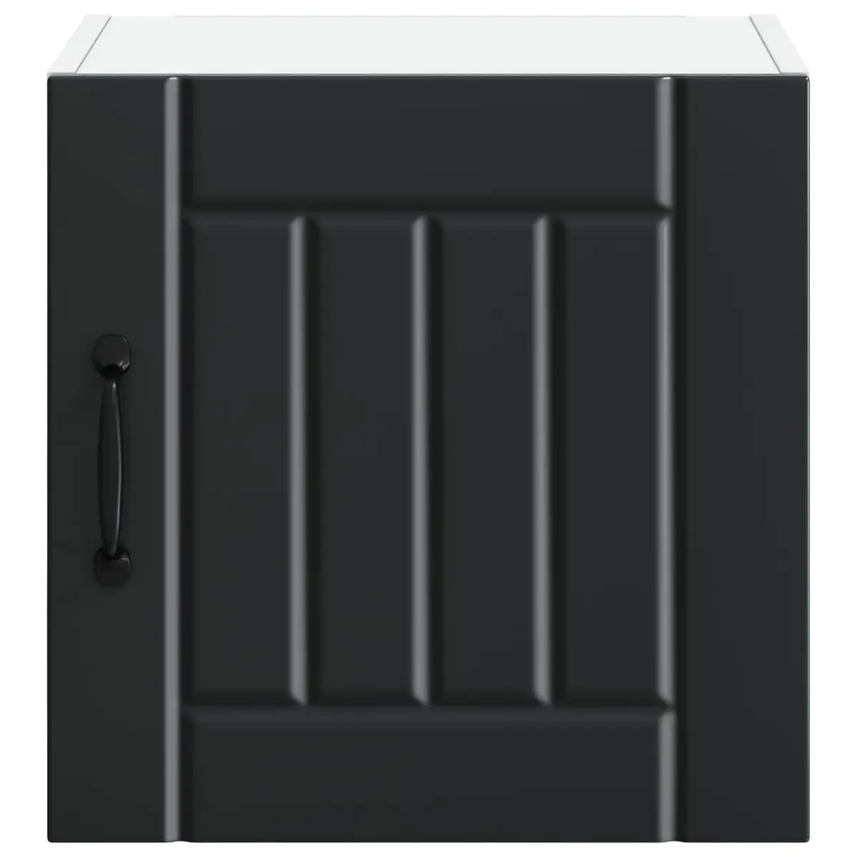 Kitchen Cabinets Modern Black Engineered Wood Storage 2 Pieces 40 x 31 x 40 cm