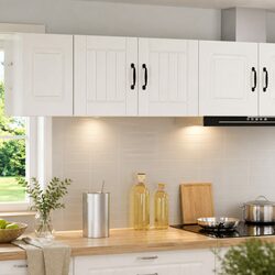 Wall Cabinet High Gloss White Kitchen Storage Unit Engineered Wood Dishwasher