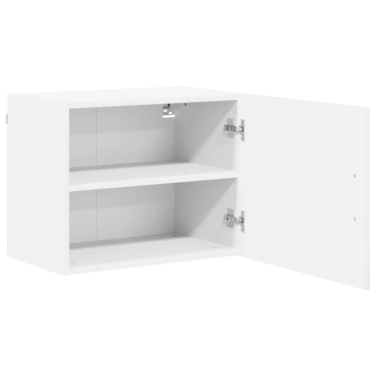 Wall Cabinet with Dishwasher Panel High Gloss White Engineered Wood 50 x 31 x 40 cm