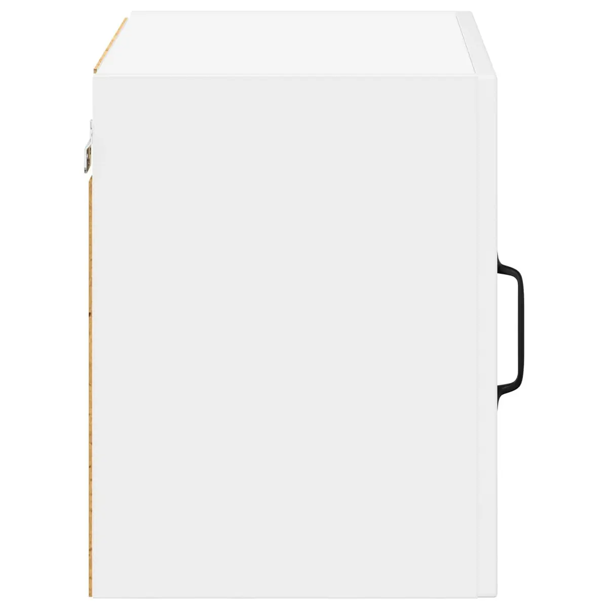 Wall Cabinet with Dishwasher Panel High Gloss White Engineered Wood 50 x 31 x 40 cm
