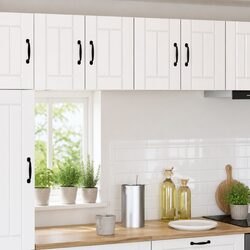 White Kitchen Dishwasher Panel Cabinet 60 x 31 x 40 cm Modern Wall Storage