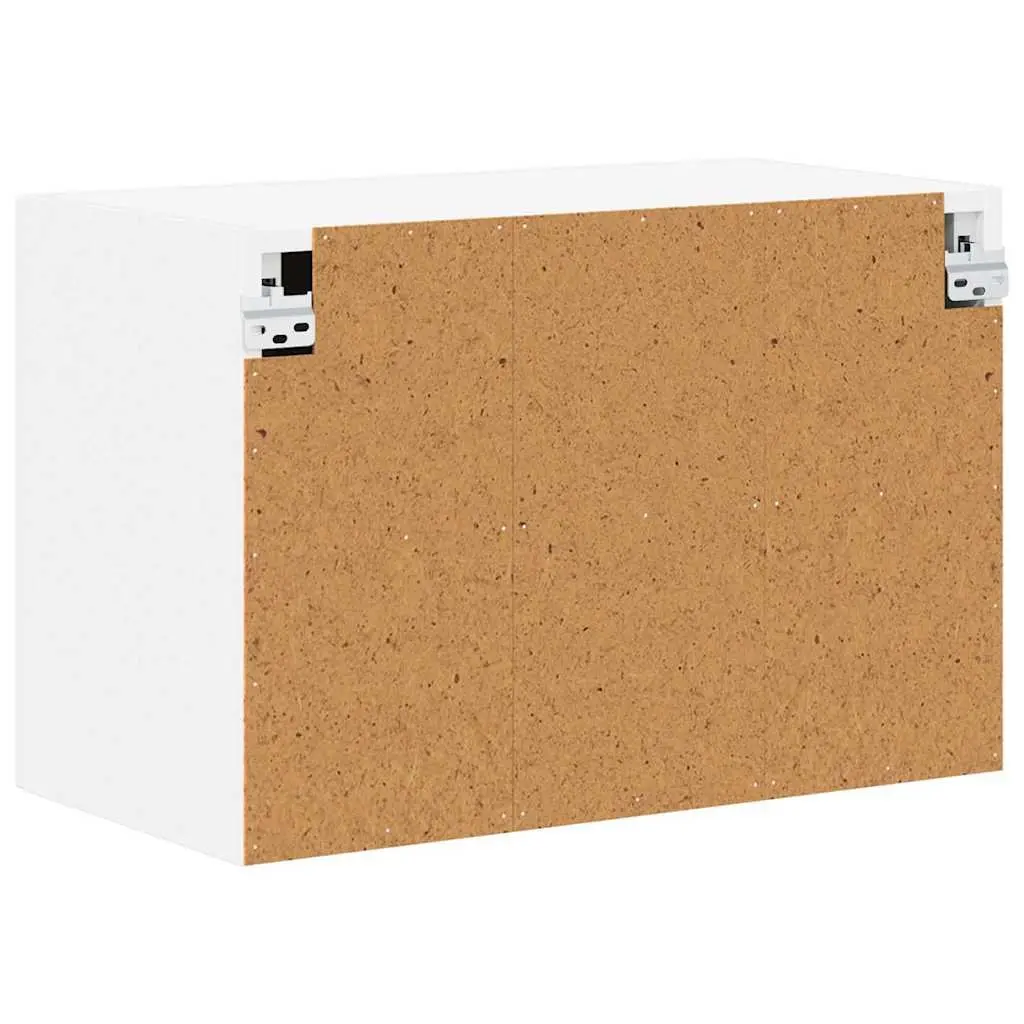 Wall Cabinet White Kitchen Storage Cupboard Engineered Wood 60x31x40cm 2 Pieces