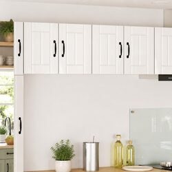Friendly High Gloss White Cabinets for Your Kitchen